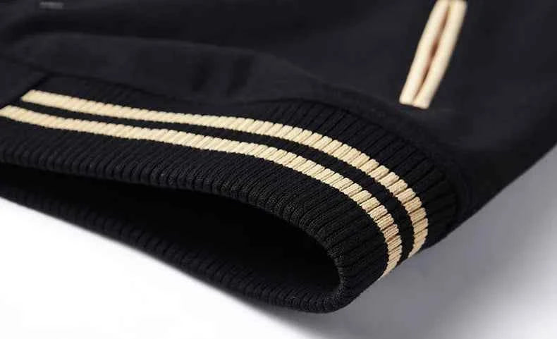Embroidered Patchwork Woolen Baseball Varsity Jacket