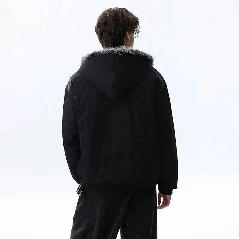 Stylish Long-lasting Faux Fur Hooded Jacket