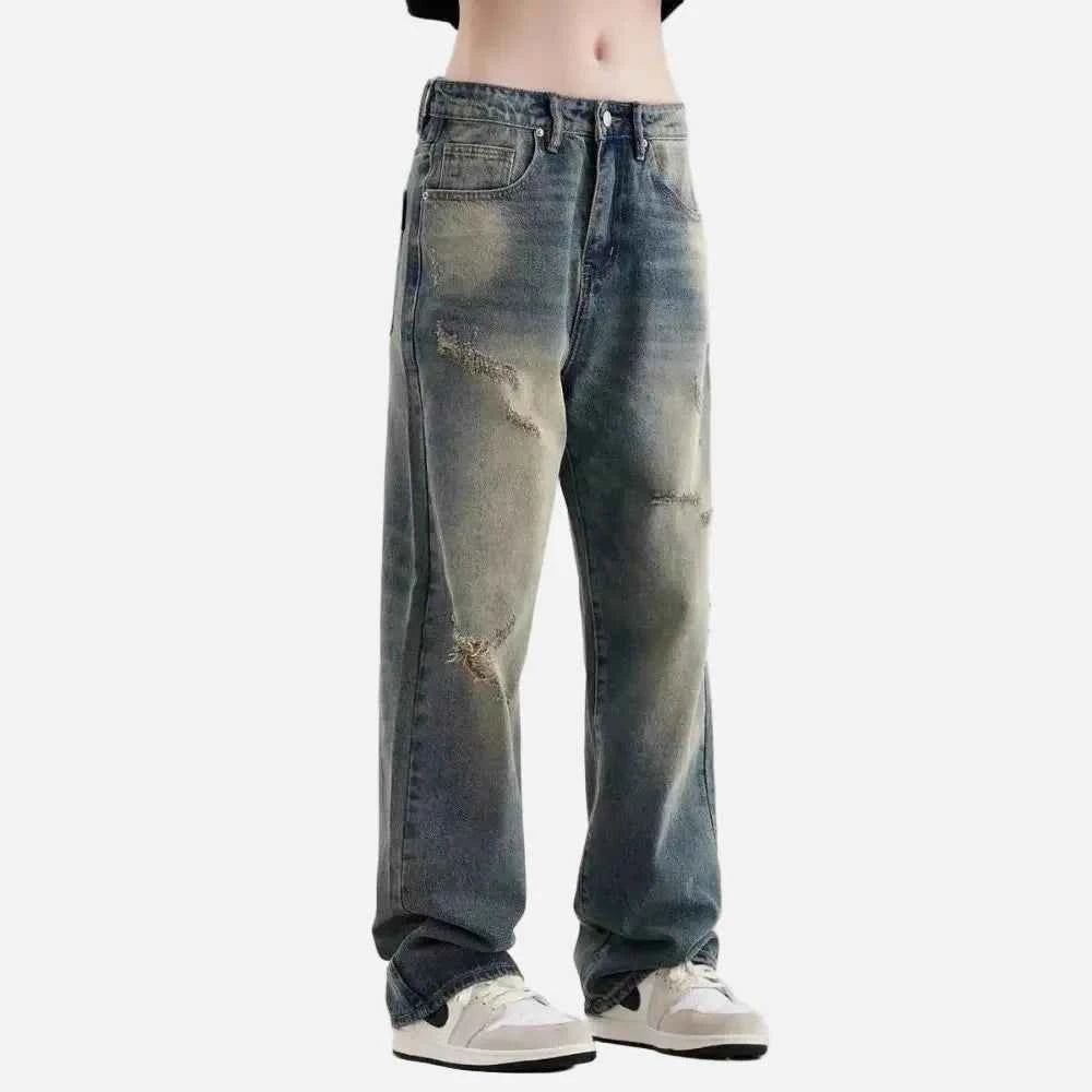 Fashionable American Style Wide Leg Jeans