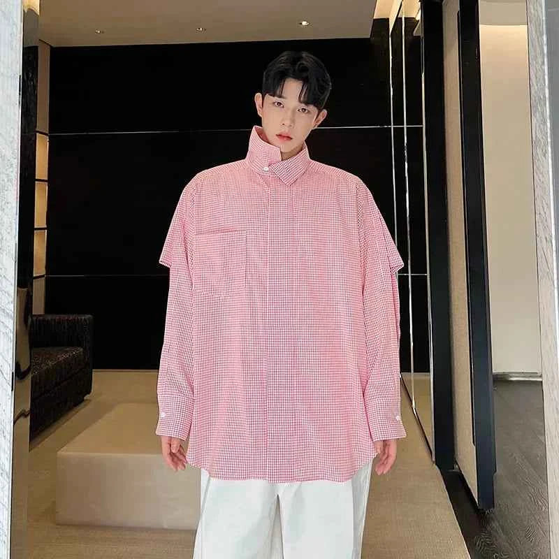 Versatile Oversize Plaid Casual Retro Shirt