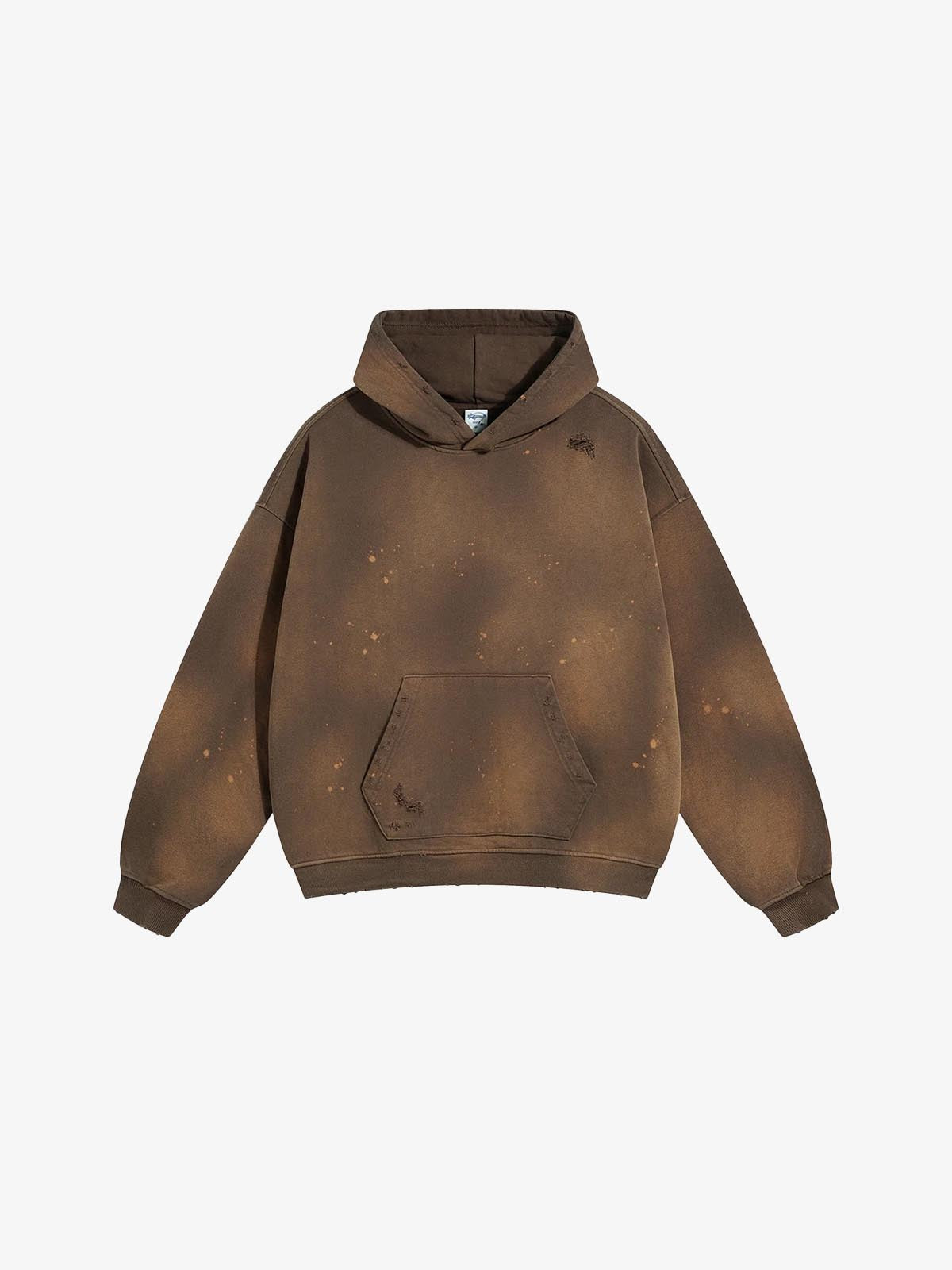 Iso Splash Abstract Oversized Pullover Hoodie