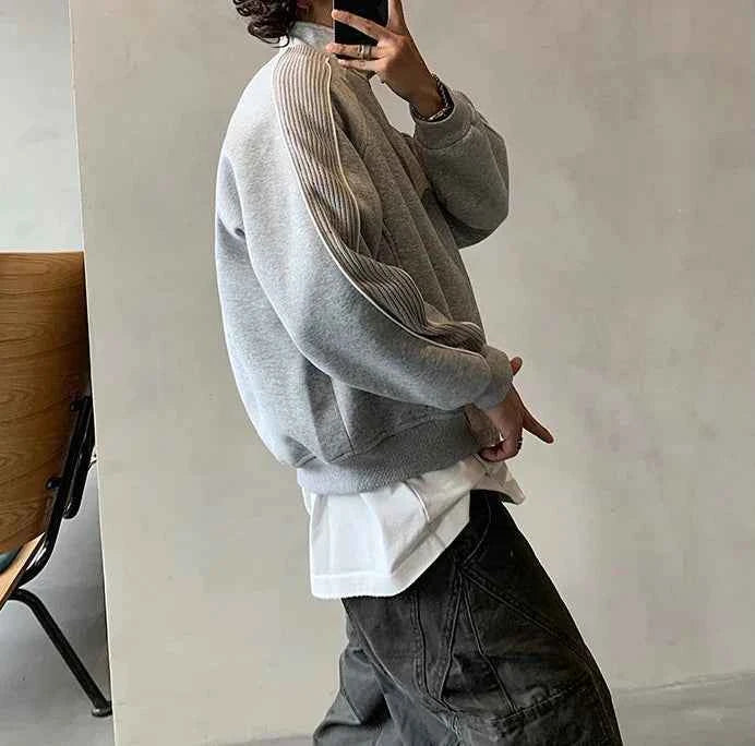 Sportswear Color Block Zip Up Sweatshirt