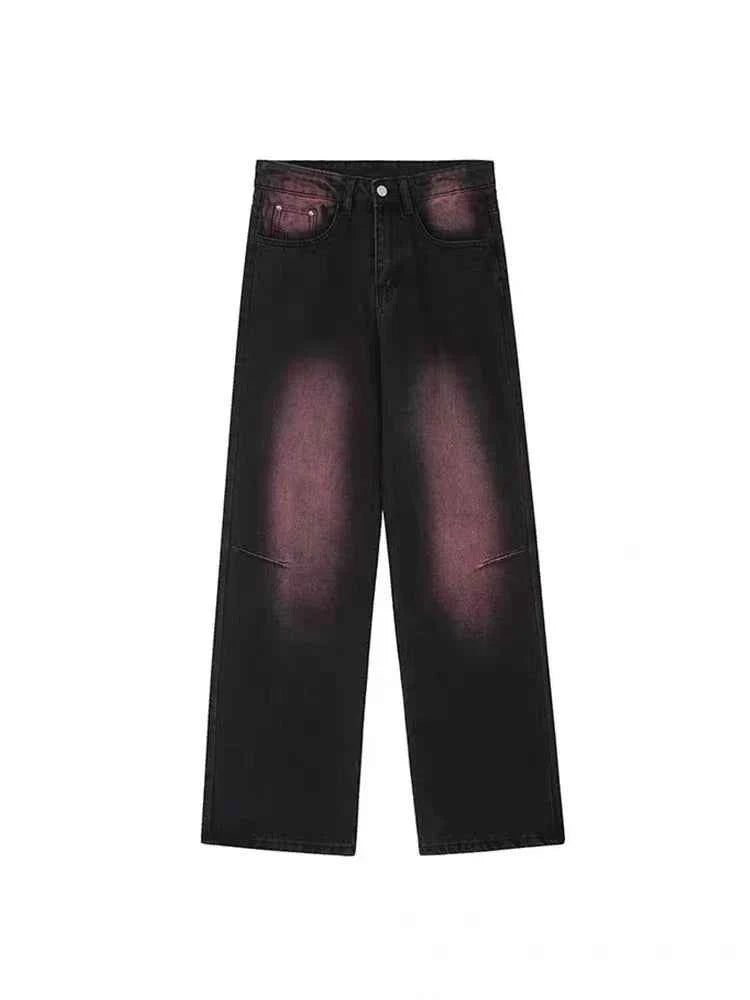 Durable Gothic Hip Hop Wide Leg Jeans