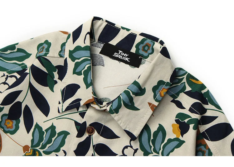 Colorful Floral Art Short Sleeves T-Shirt