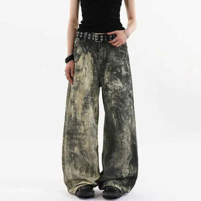 Vintage Dirty Dying Denim Jeans