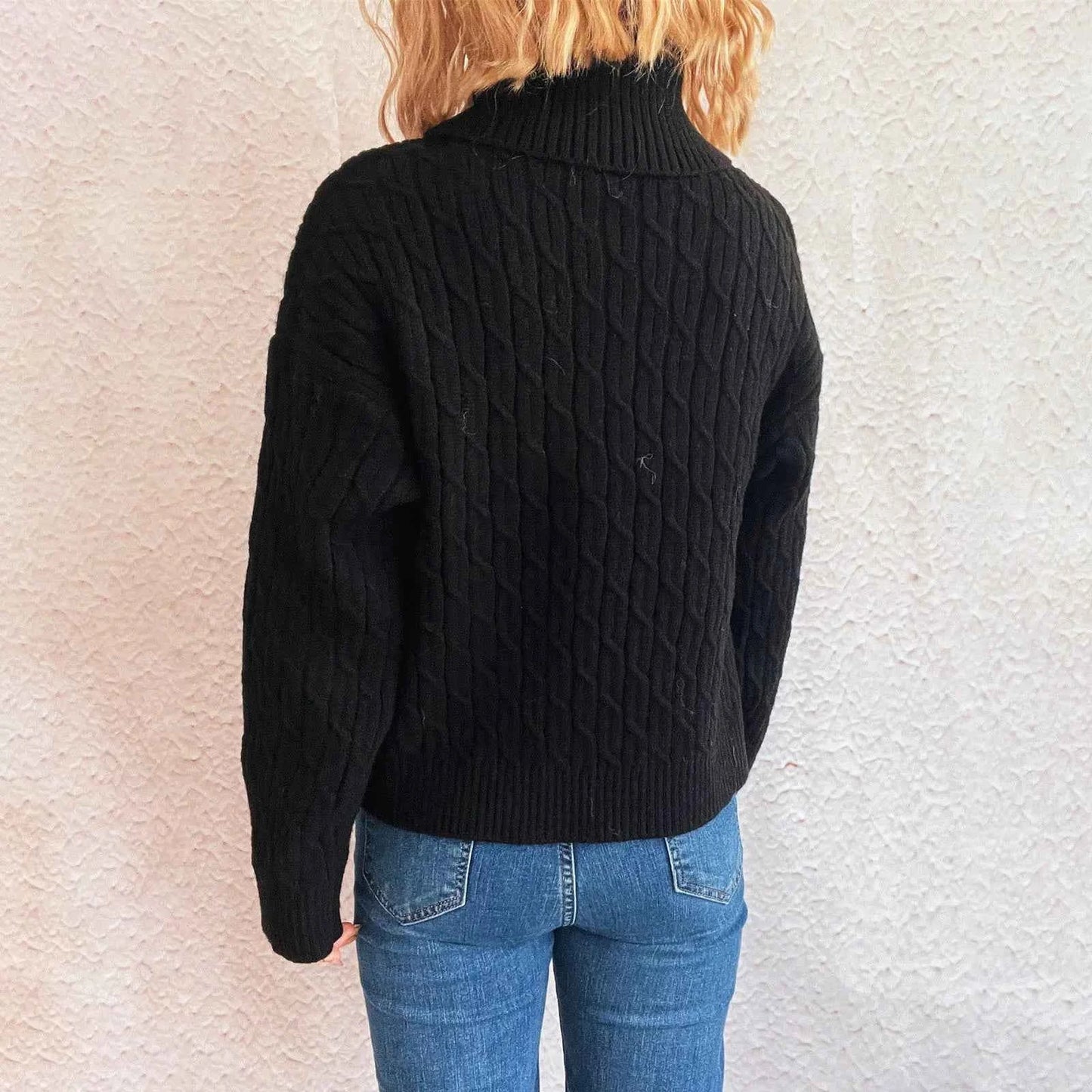 Cozy Halloween Pumpkin Embroidered Sweater