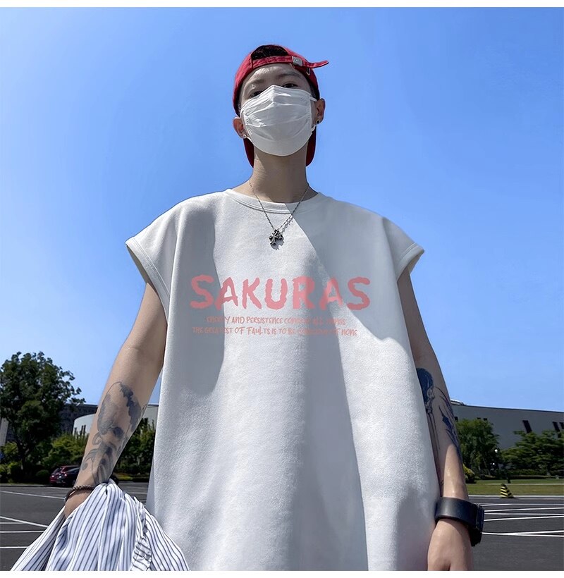 SAKURAS Colorful Scenery Painting T-Shirt