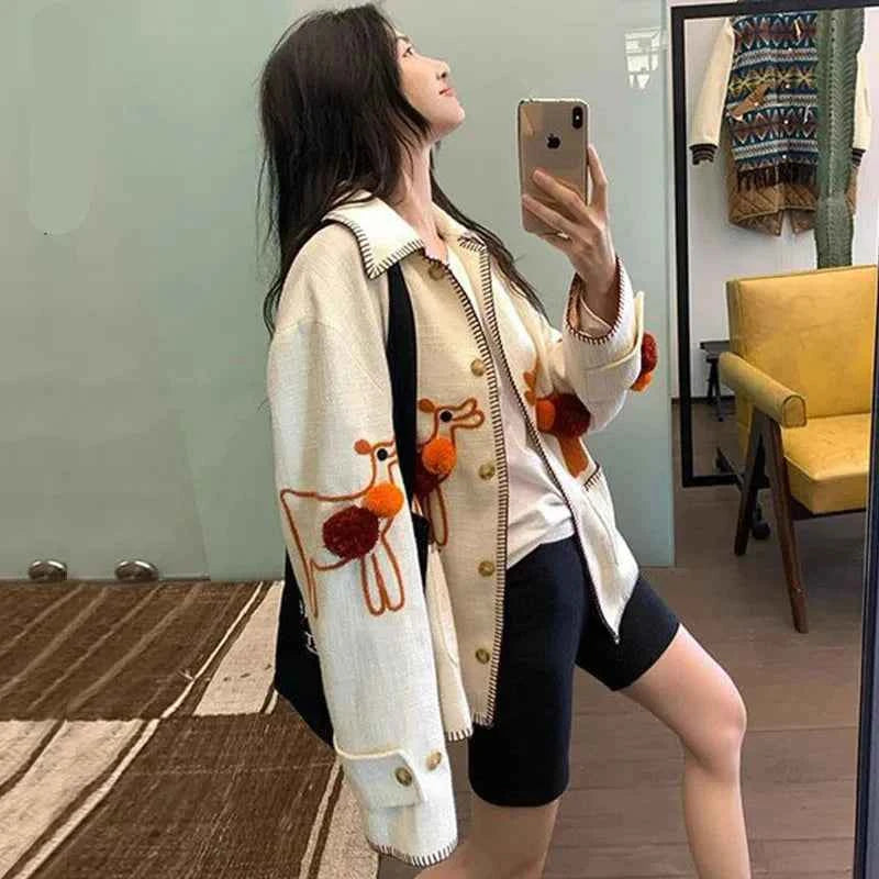 Women Elegant Mori Girl Style Jacket