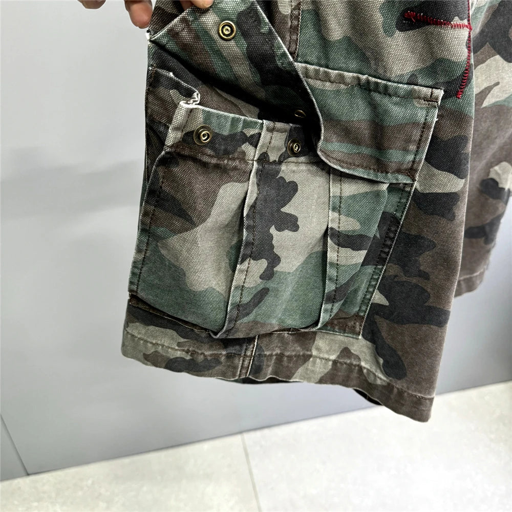 Tactical Camouflage Knee Length Shorts