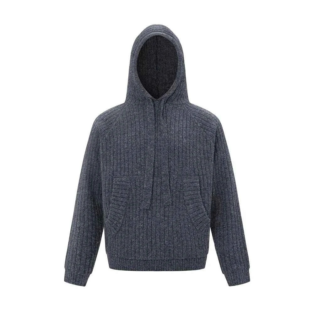 Thick Retro Lazy Casual Hooded Sweater