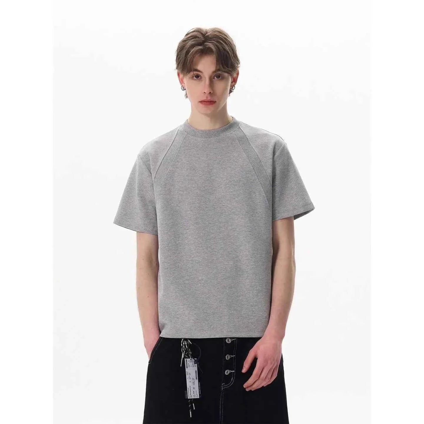 Space Cotton Stitched Box Fit T-Shirt