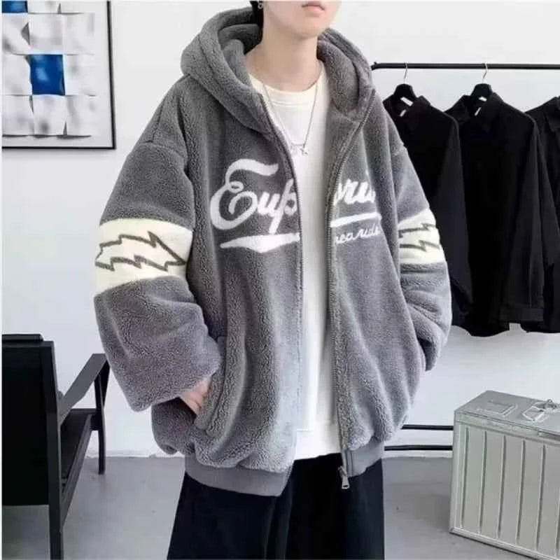 Thickened Korean Style Lamb Furr Jacket