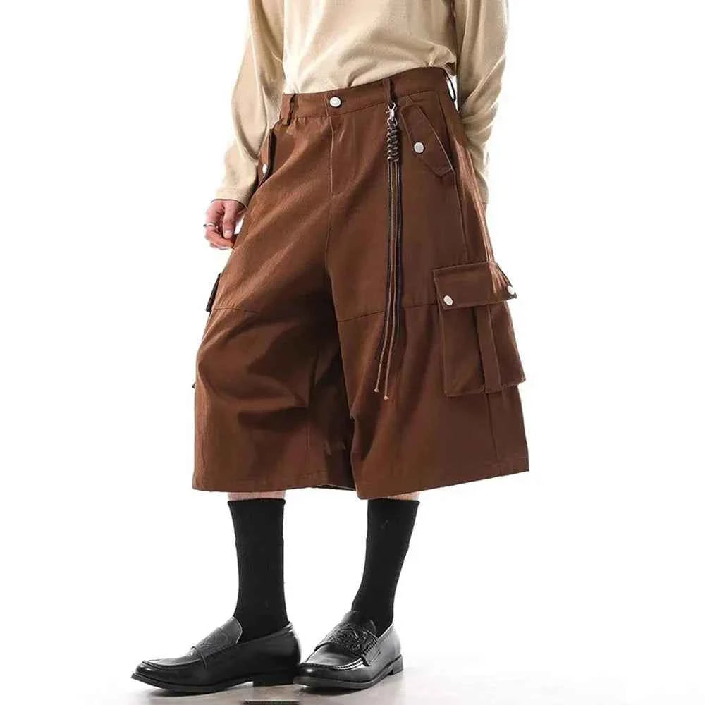 Long-lasting Retro Personality Cargo Jorts