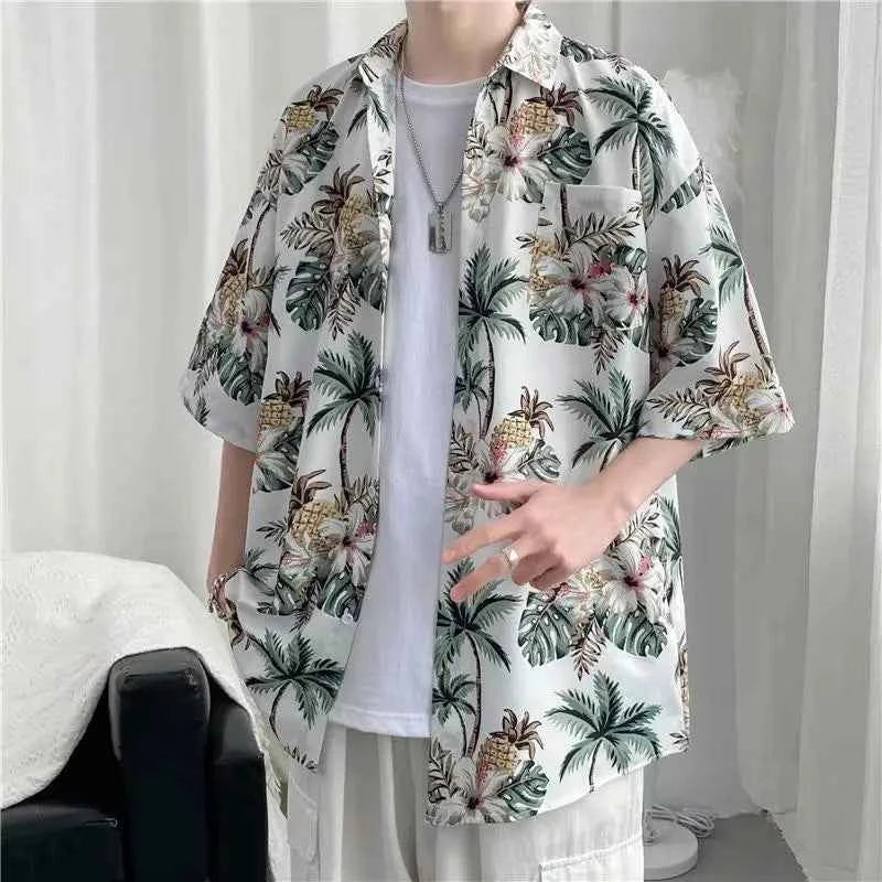 Women Florida Stylish Button-Up Short Sleeve Shirt