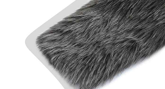 Luxury Thick Quilted Winter Faux Fur Jacket