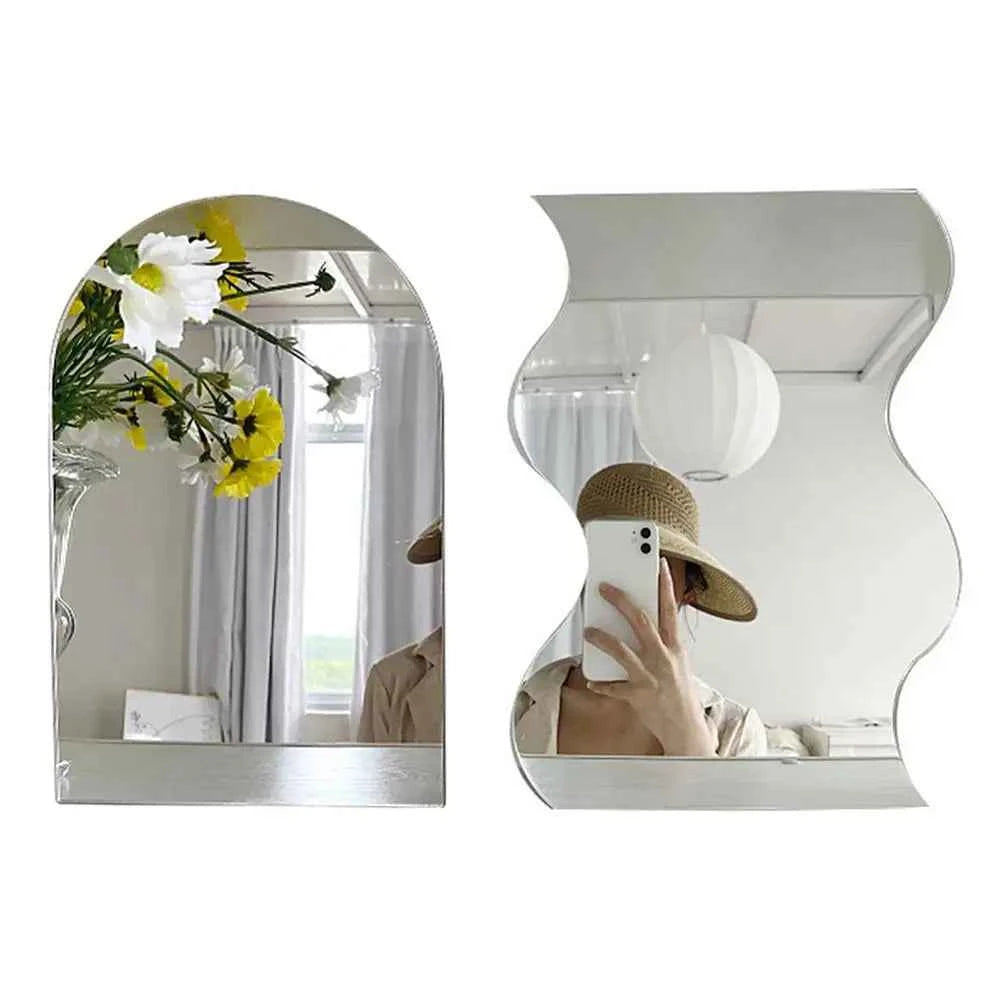 Irregular Edges Wavy Mirrors