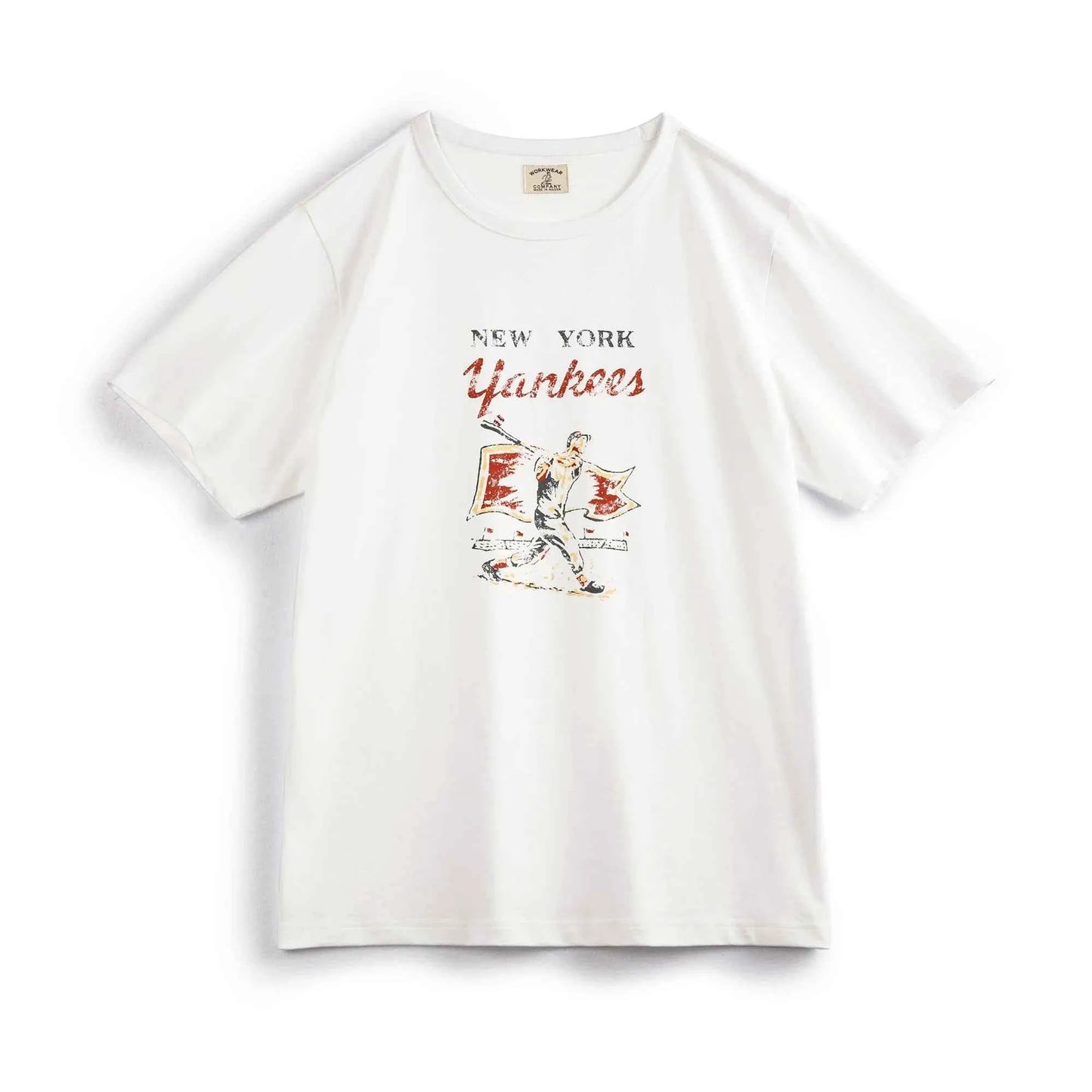 Vintage Retro Baseball Letters Print T-Shirt