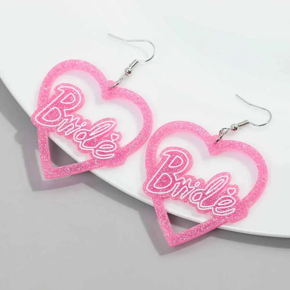 Barbie Glitter Earrings