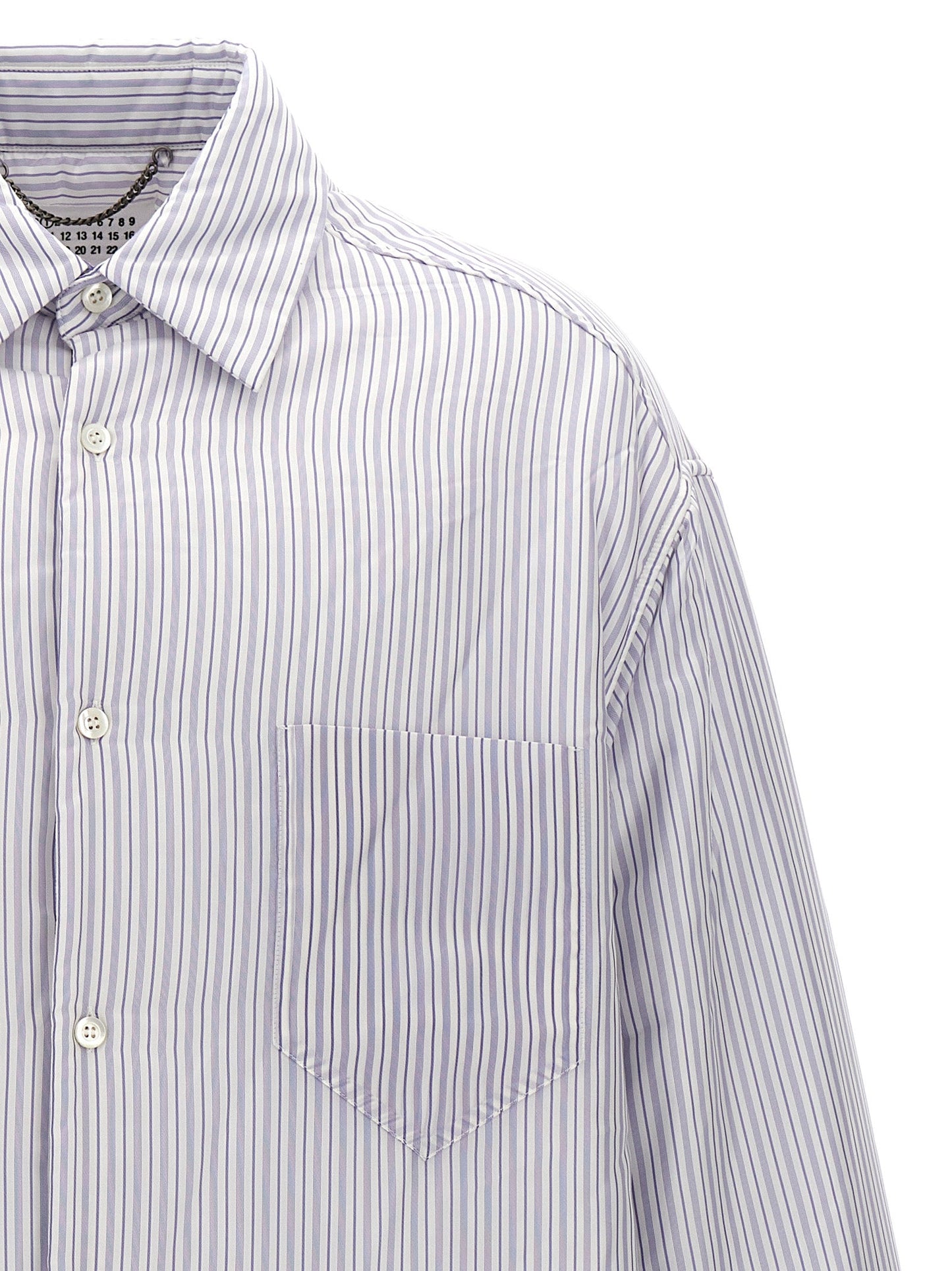 Maison Margiela Men Striped Shirt Jacket