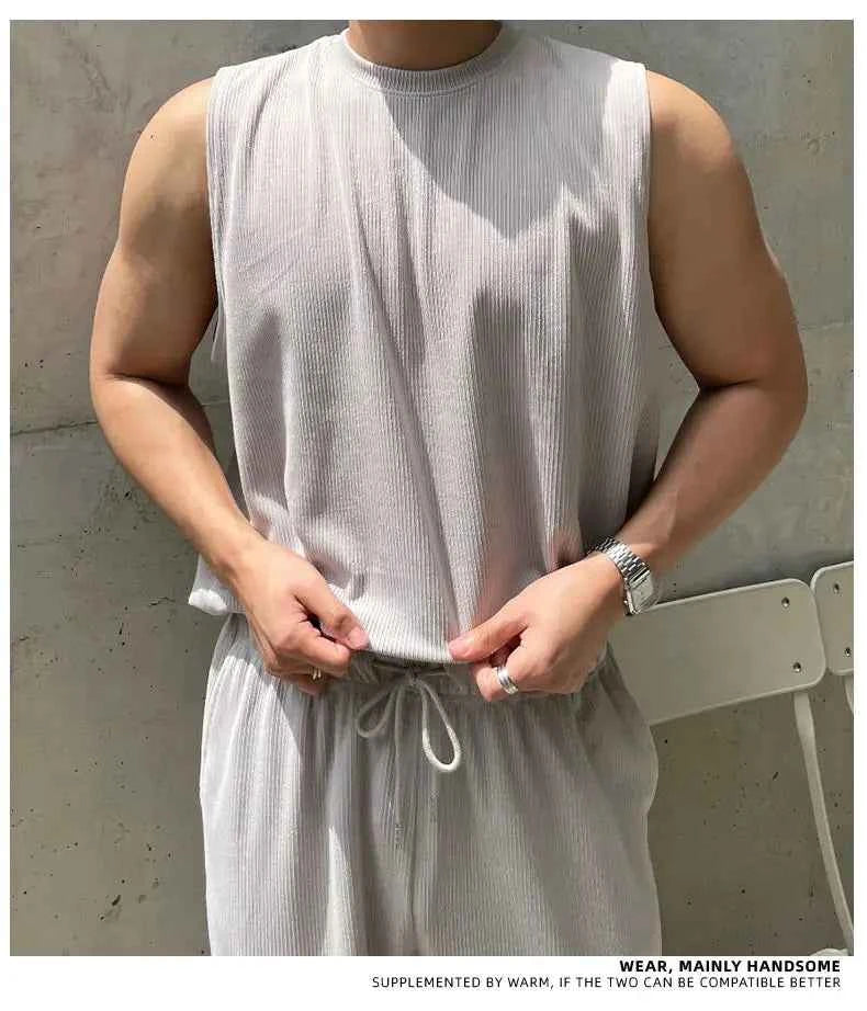 Men's Sleepwear Summer Cotton Short Sleeve Pajama T-Shirt
