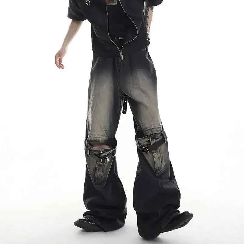 Vintage American Style Micro Flared Jeans