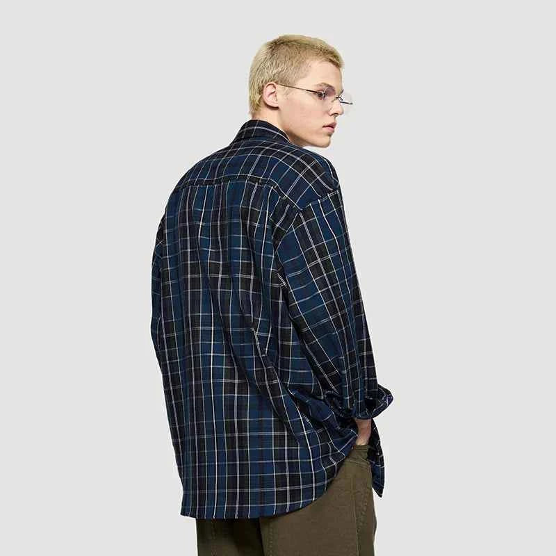 American Classic Oversized Plaid Casual Shirt