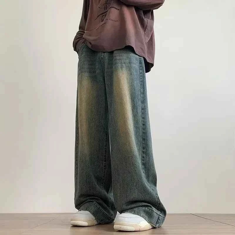 Vintage Blue Wide Legged Denim Jeans