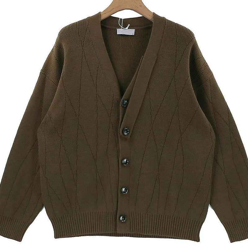 Men's Stylish Luxury Knitted Solid Color Cardigan