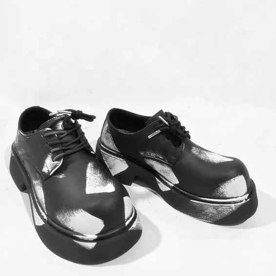 Versatile Casual Wind Leather Derby Shoes