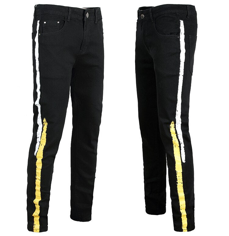 Two Stripes Color Line Jeans