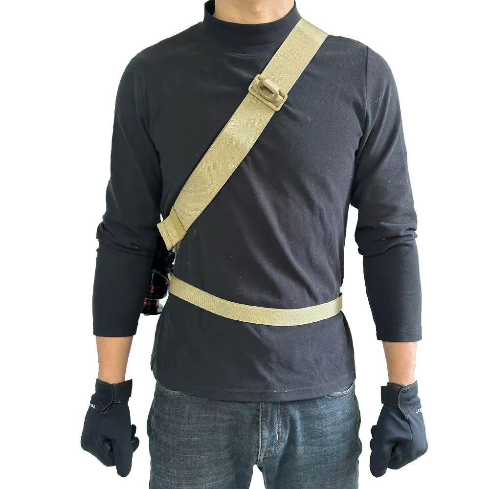 Multi Buckles Style Crossbody Bag