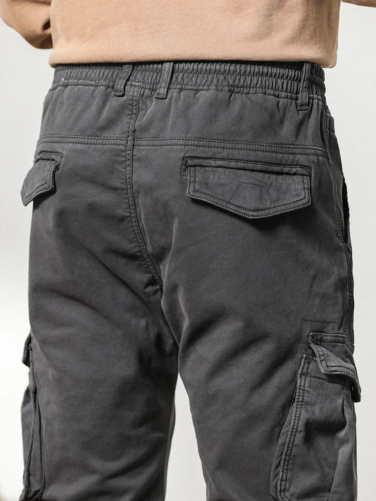 Slim Fit Elastic Ankle Pants