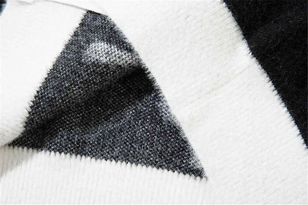 Plush Butterfly Graphic Cool Knitwear Cardigan