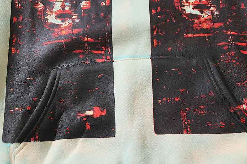 Streetwear Gothic Sunset Tie Dye Hoodie