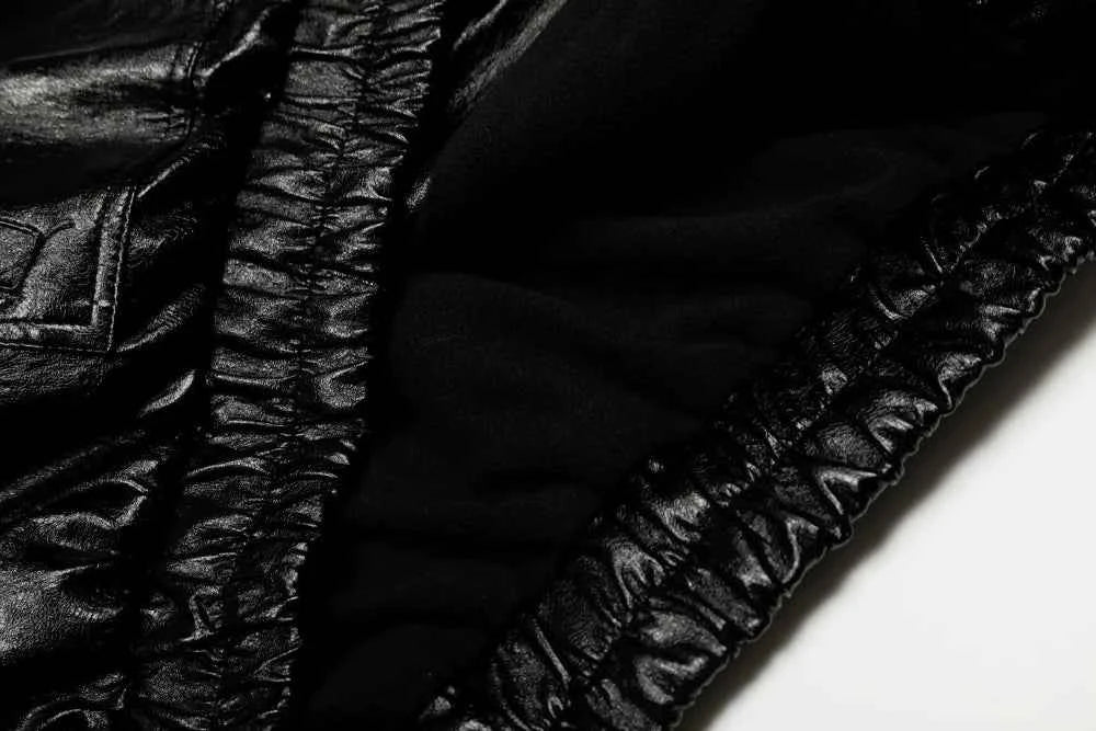 Durable Casual Motorcycle PU Leather Jacket