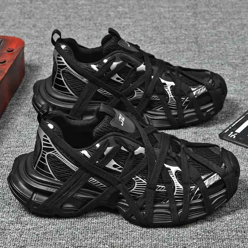 Streetwear Punk Lace Up Vulc Sneakers