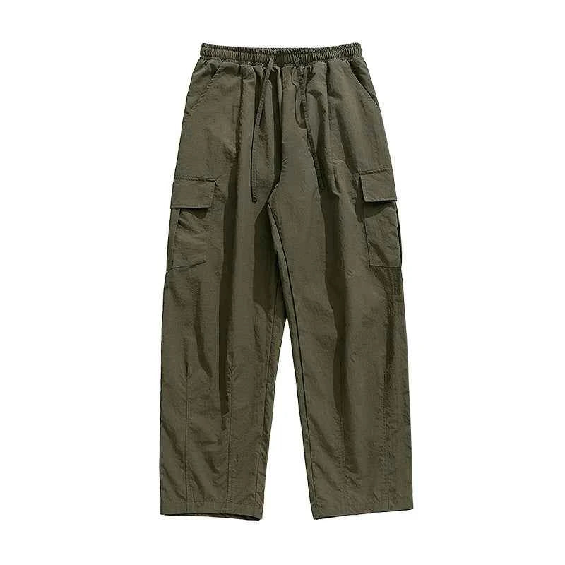 Summer Versatile Solid Color Cargo Pants