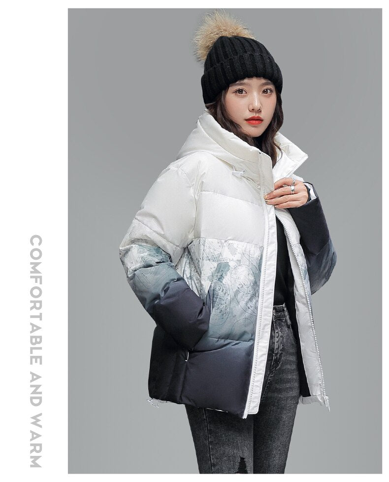 DQ Gradient Puffer Jacket