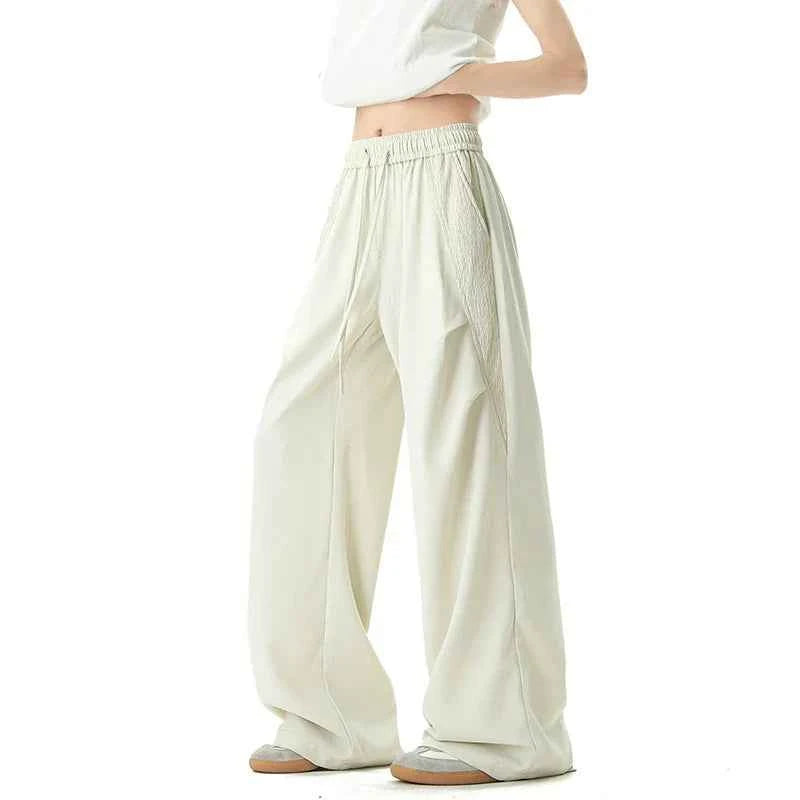 Korean Style Casual Elastic Waist Pants