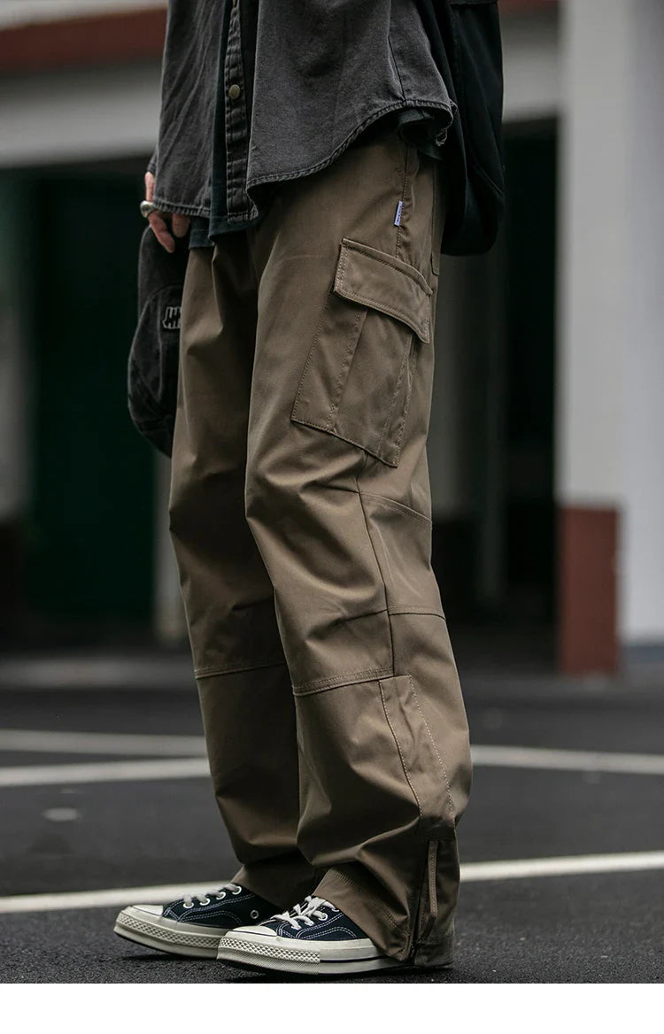 Ankle Zipper Style Cargo Pants