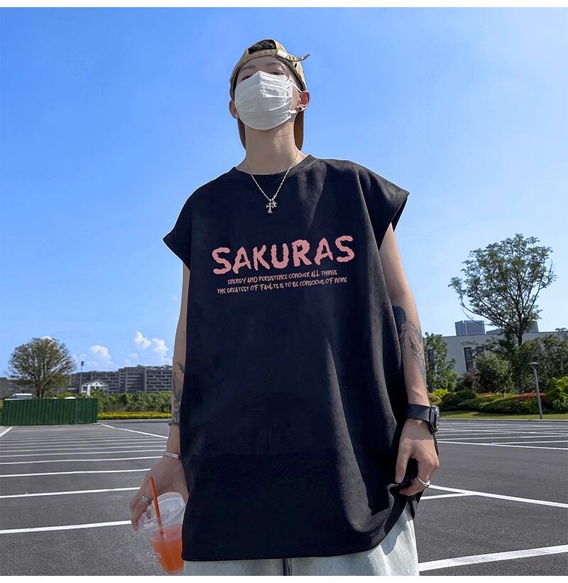 SAKURAS Colorful Scenery Painting T-Shirt