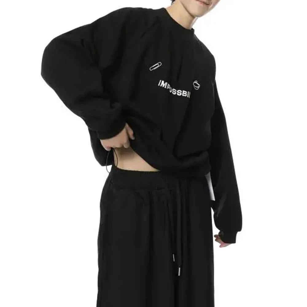 Retro Embroidery Pullover Casual Sweatshirt