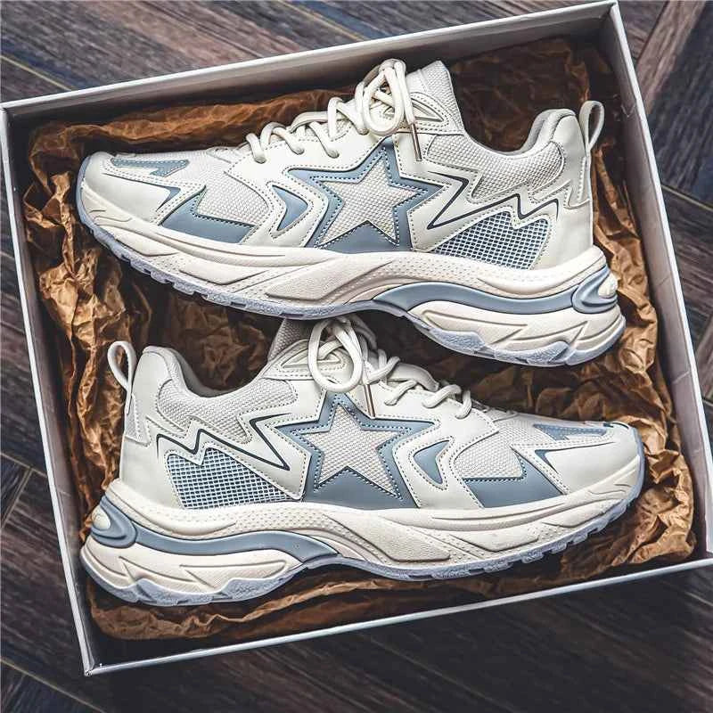 Vintage Stars Platform Sneakers