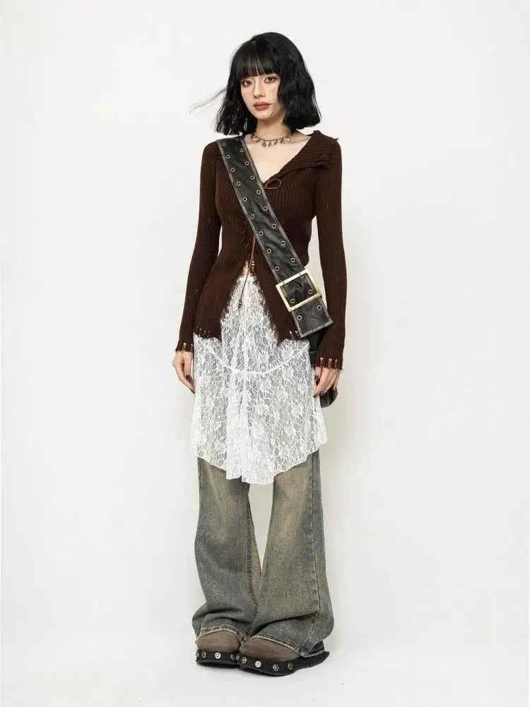 Cool Slim Fit Retro Knit Sweater