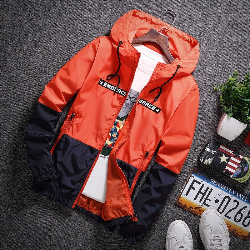 Embrace Two Half Color Jacket