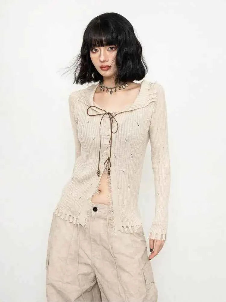 Cool Slim Fit Retro Knit Sweater