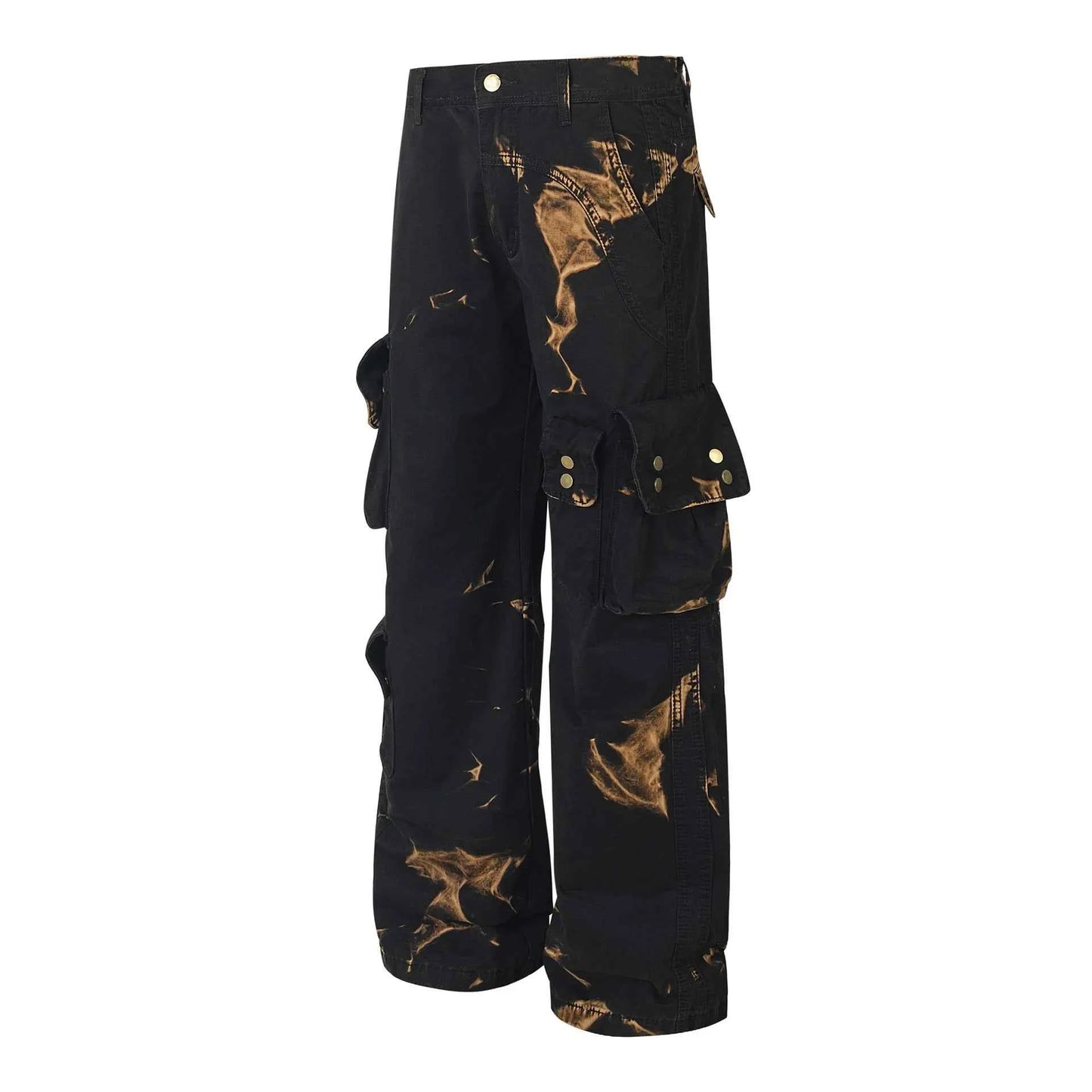 Y2K Chic Luxury Vintage Tie Dye Cargo Jeans