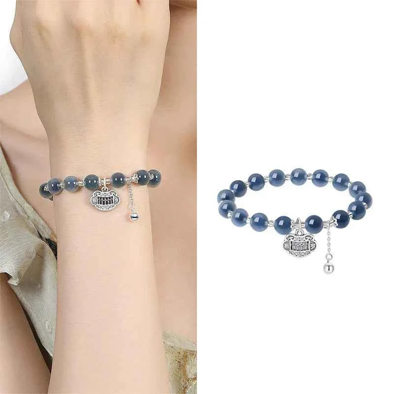 Agate Heart Tibetan Silver Bracelet