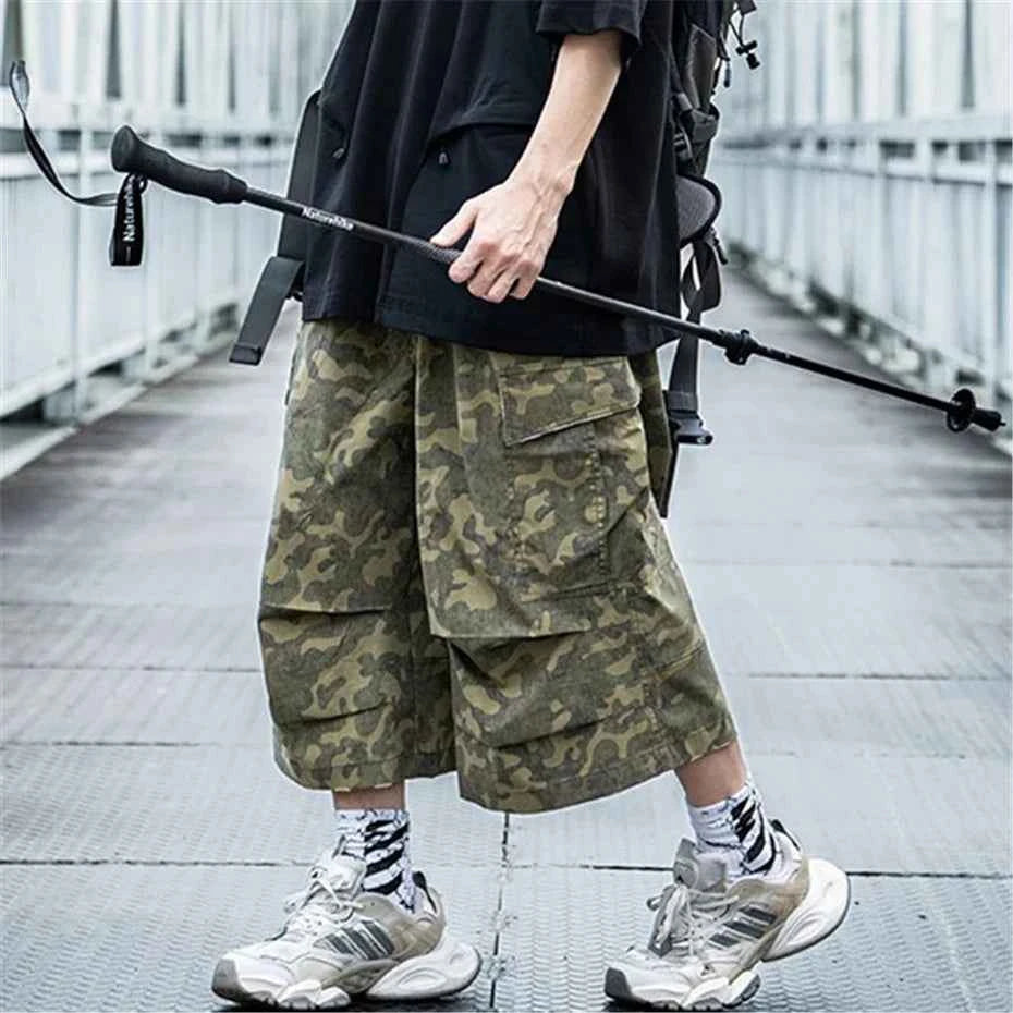 Straight & Sleek Camouflage Tactical Cargo Jorts