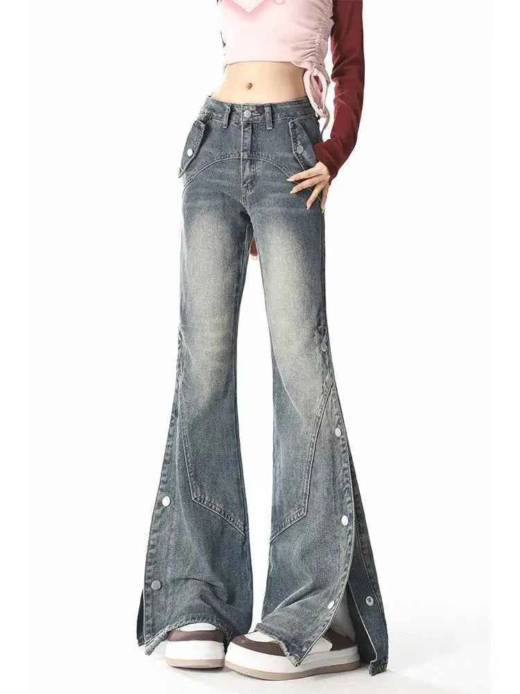 Spicy Girl High Waisted Flared Jeans